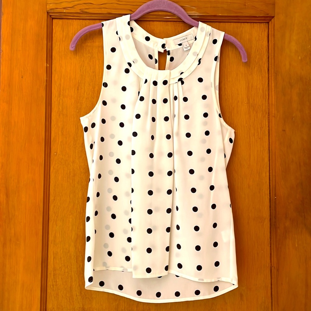 J. Crew Polka Dot Blouse